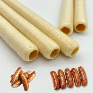 Close end 14 meters stick collagen sausage casing